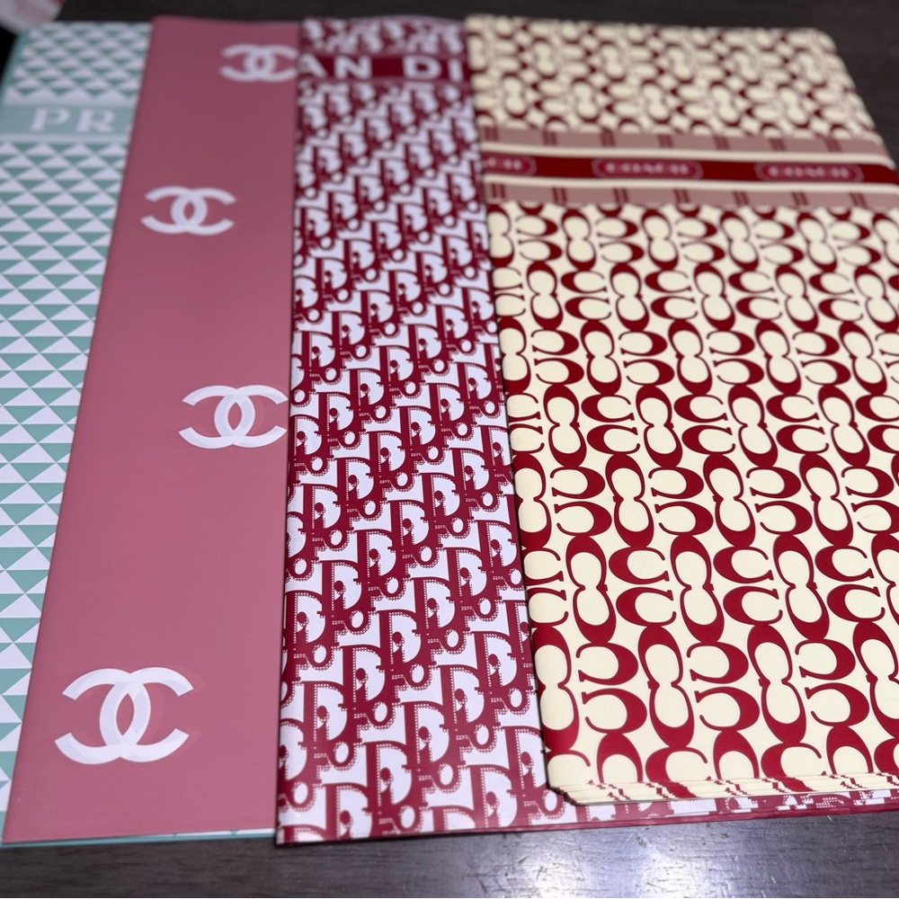 Party Supplies | 2 Sheets Luxury Wrapping Paper Set 5 Sheets Each ...